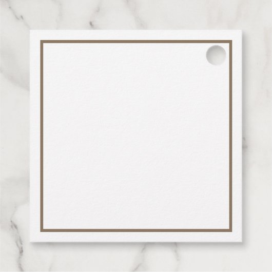 Kürbisbärendusche Geschenkanhänger (Rückseite)