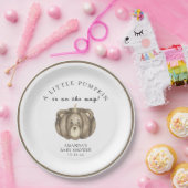 Kürbisbärendusche Pappteller (Party)