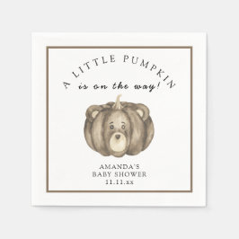 Kürbisbärendusche Serviette