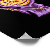 Kürbisbauchillustrierung Poster (Ecke)