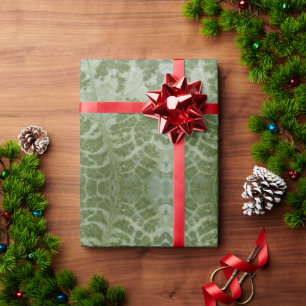 Kürbisblatt Makro Geschenkpapier