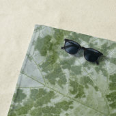 Kürbisblatt Makro Strandtuch (Beispiel)