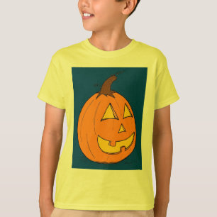 Kürbisblauer Kinder Basic T-Shirt