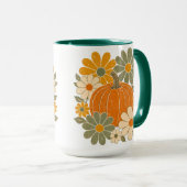 Kürbisblumen-Tasse Tasse (VorderseiteRechts)