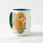 Kürbisblumen-Tasse Tasse (Vorderseite Links)