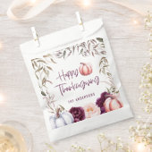 Kürbisblumenfall Erntedank Party Geschenktütchen (Ausgeschnitten)