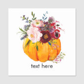 Kürbisblumenmarke Namensschild (Vorderseite)