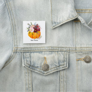 Kürbisblumenmarke Namensschild