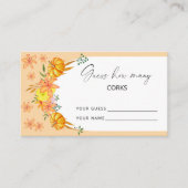 Kürbisbogen - Stellen Sie sich vor, wie viele Kork Begleitkarte (Vorderseite)