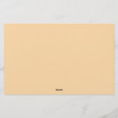 Kürbisbogen Wer bin ich Brautparty Briefpapier (Rückseite)