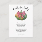 Kürbisbogenbücher für Säuglinge Begleitkarte (Vorderseite)