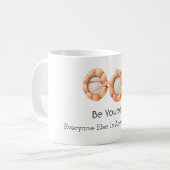 Kürbisbrille Sei du selbst Kaffeetasse (Vorderseite Links)