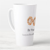 Kürbisbrille Sei du selbst Milchtasse (Linke Ecke)