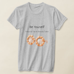 Kürbisbrille Sei du selbst T-Shirt