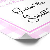 Kürbisbrunnendusche Raten Sie das süße Schlamassel Poster (Ecke)