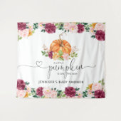 Kürbisbrunnendusche Wandteppich (Vorderseite (Horizontal))