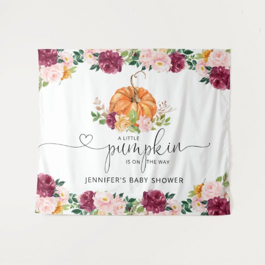 Kürbisbrunnendusche Wandteppich (Vorderseite (Horizontal))