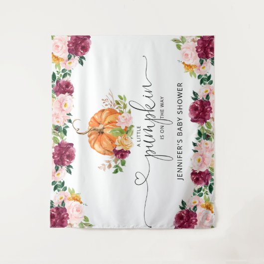 Kürbisbrunnendusche Wandteppich (Vorderseite)