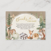 Kürbisbücher für die Babykarte fallen Begleitkarte (Vorderseite)