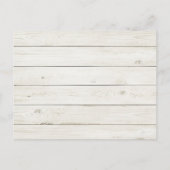 Kürbisbücher für Weißholz - Einladung für Säugling (Rückseite)