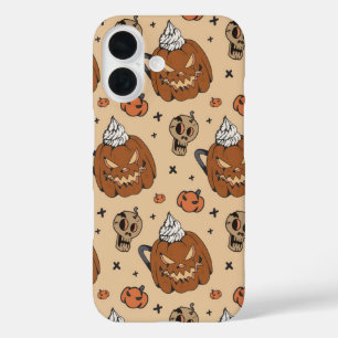 Kürbiscreme - Halloween-Horror iPhone 16 Hülle