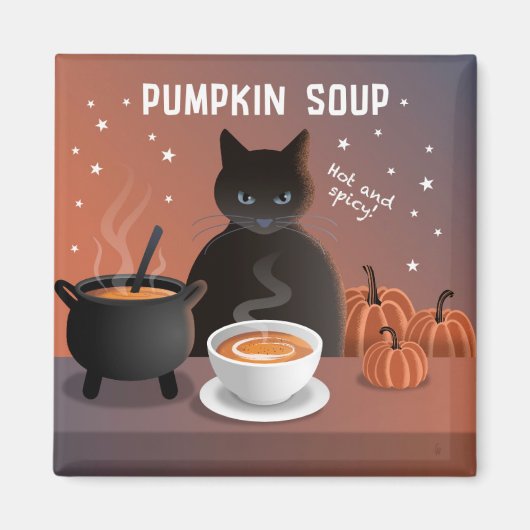 Kürbiscremesuppe Magnet (Vorne)