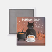 Kürbiscremesuppe Magnet (Vorderseite/Rückseite)