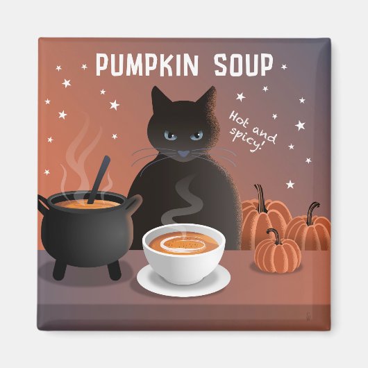 Kürbiscremesuppe Magnet (Vorne)
