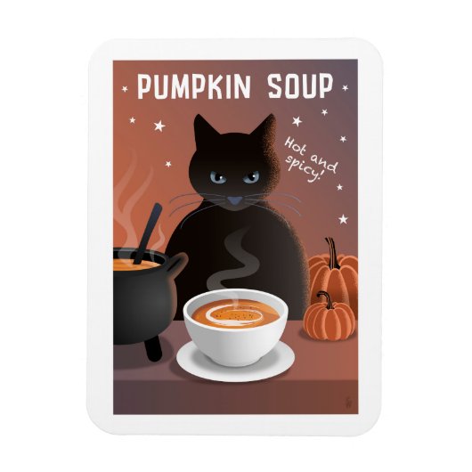 Kürbiscremesuppe Magnet (Vertikal)