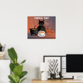 Kürbiscremesuppe Poster (Heimbüro)