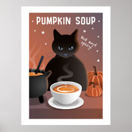 Kürbiscremesuppe Poster