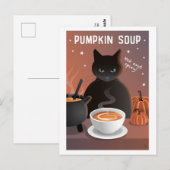 Kürbiscremesuppe Postkarte (Vorne/Hinten)