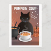 Kürbiscremesuppe Postkarte (Vorderseite)
