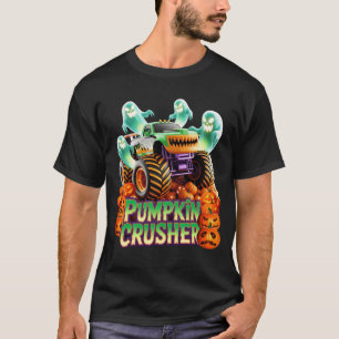 Kürbiscrusher-Monstertruck-Geister-Halloween-Fahrz T-Shirt