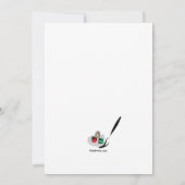 Kürbisdekor-Party Einladungen (Rückseite)