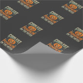Kürbisdesign Halloween Design_1 Geschenkpapier (Ecke)