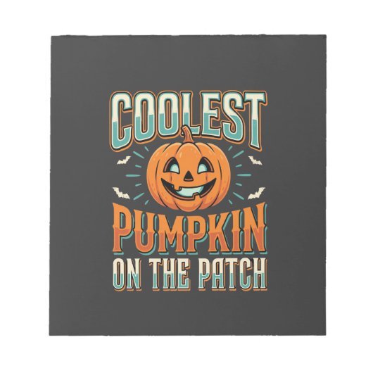 Kürbisdesign Halloween Design_1 Notizblock (Vorderseite)