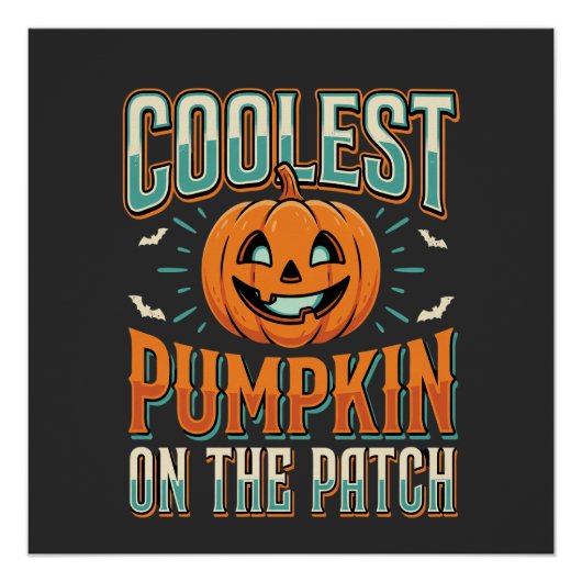 Kürbisdesign Halloween Design_1 Poster (Vorderseite)