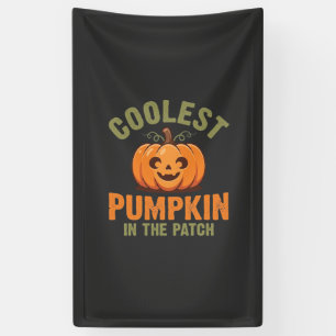 Kürbisdesign Halloween Kürbis im Garten Banner