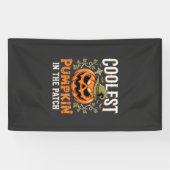 Kürbisdesign Halloween Patch Banner (Horizontal)