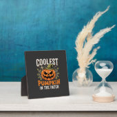 Kürbisdesign Halloween Patch Fotoplatte (InSitu)