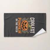 Kürbisdesign Halloween Patch Handtuch (Handtuch)