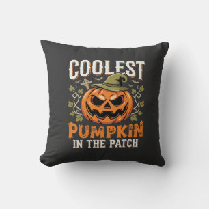 Kürbisdesign Halloween Patch Kissen