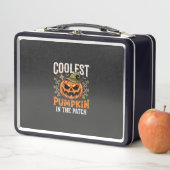 Kürbisdesign Halloween Patch Metall Brotdose (Beispiel)