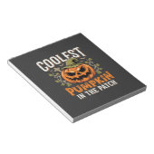 Kürbisdesign Halloween Patch Notizblock (angewinkelt)