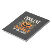 Kürbisdesign Halloween Patch Notizblock (Rotiert)