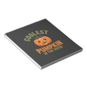 Kürbisdesign Halloween Patch Notizblock (angewinkelt)