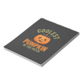 Kürbisdesign Halloween Patch Notizblock (Rotiert)