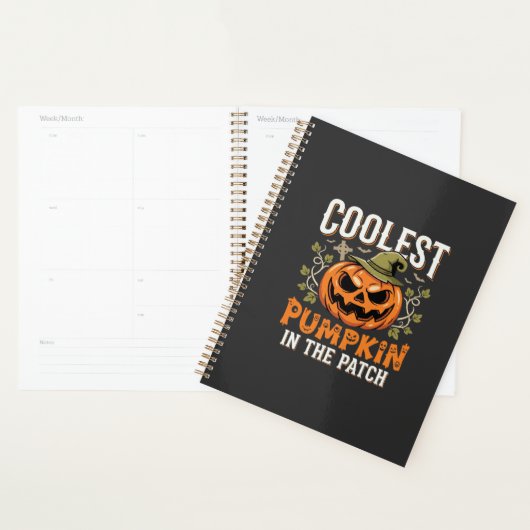Kürbisdesign Halloween Patch Planer (Anzeige)