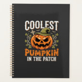 Kürbisdesign Halloween Patch Planer (Vorderseite)